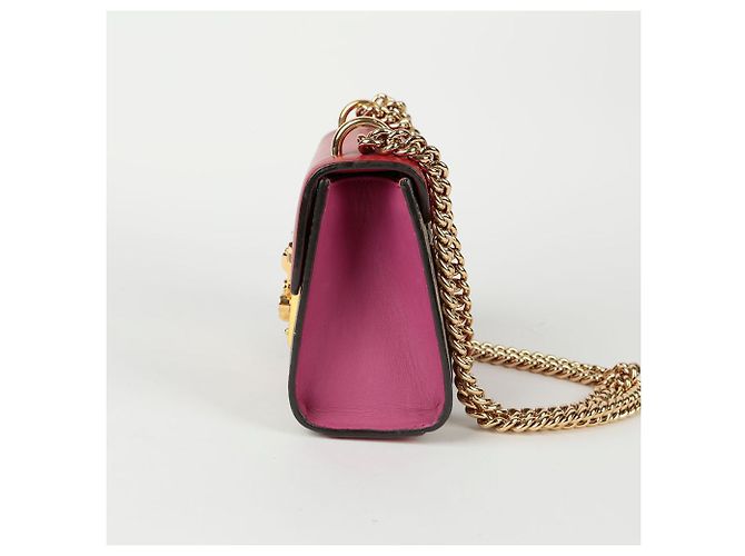 Padlock Gucci Borsa a tracolla piccola a catena con lucchetto Rosso - vista 7