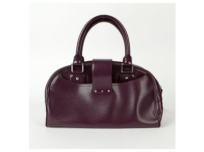 Louis Vuitton Borsa Tote Bowling Montaigne GM Porpora - vista 4