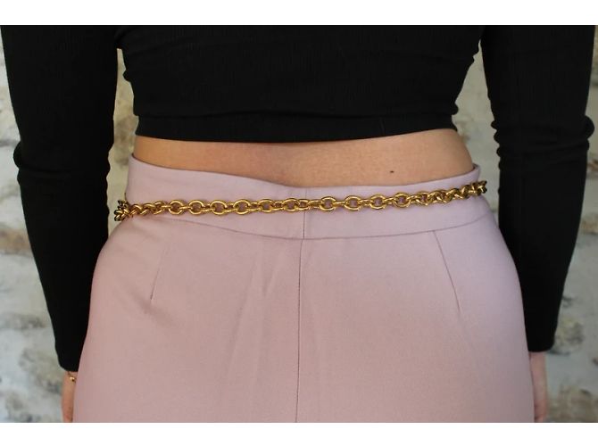 Céline Gürtel aus goldfarbenem Metall Größe 38 Avenue Montaigne Golden - Ansicht 10