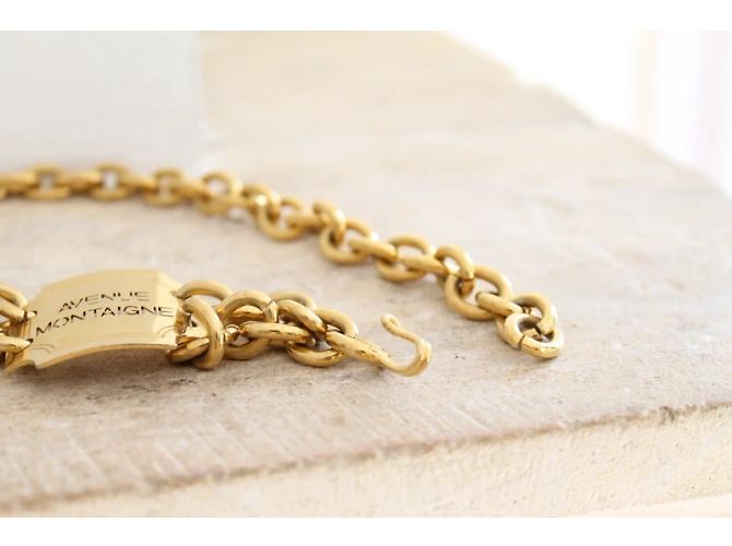 Céline Gürtel aus goldfarbenem Metall Größe 38 Avenue Montaigne Golden - Ansicht 2