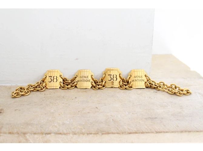 Céline Gürtel aus goldfarbenem Metall Größe 38 Avenue Montaigne Golden - Ansicht 4