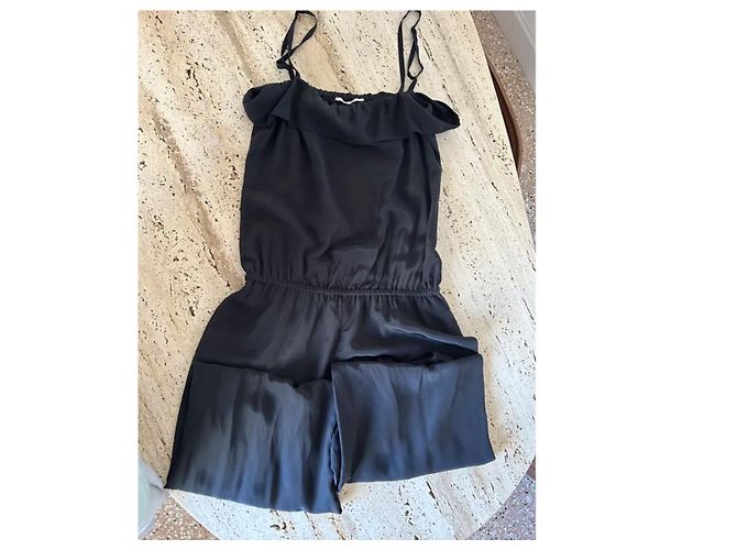 Mono de seda negro Gerard Darel - vista 3
