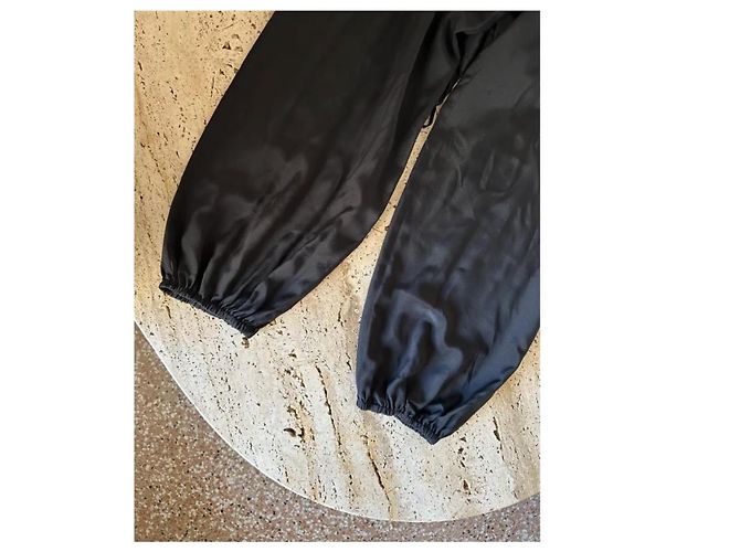 Mono de seda negro Gerard Darel - vista 4