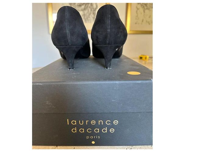 Décolleté Laurence Dacade Vivette 45 Scamoso Nero - vista 4