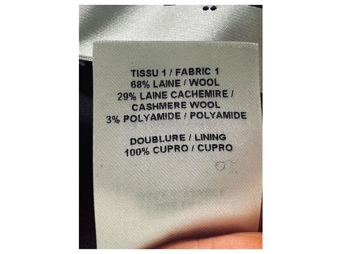 Cappotto in Cashmere ALAÏA 38 FR Mai Indossato, con Etichetta Oversized Bordò - vista 15