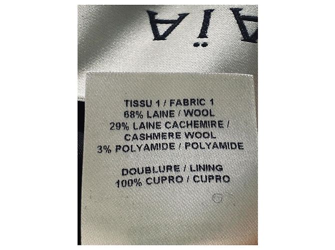 Cappotto in Cashmere ALAÏA 38 FR Mai Indossato, con Etichetta Oversized Bordò - vista 16