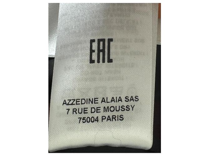 Cappotto in Cashmere ALAÏA 38 FR Mai Indossato, con Etichetta Oversized Bordò - vista 18