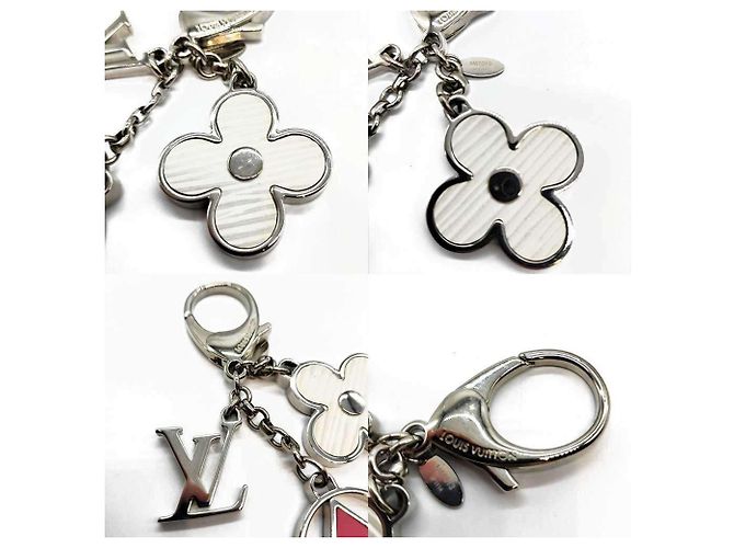 Portachiavi Limy di Louis Vuitton Rosa Bianco Monogramma - vista 4