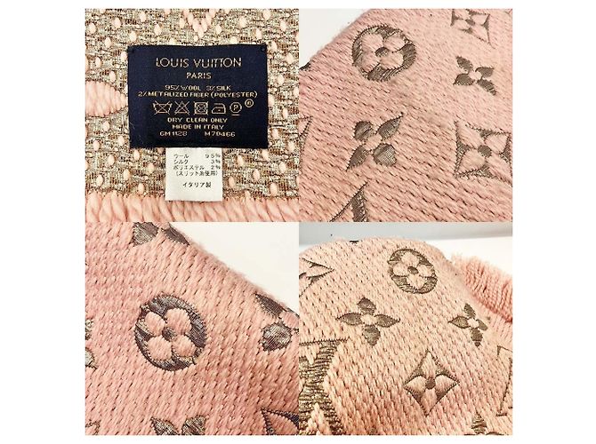 Sciarpa Louis Vuitton Scarf Mania Shine Rosa - vista 3