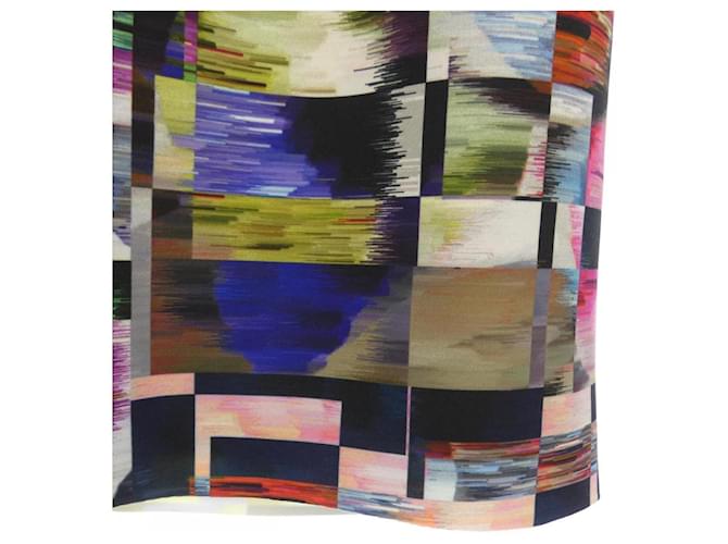 Autre Marque Falda Milly Castaño Negro Rosa - vista 6