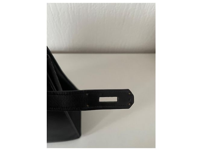 Borsa Hermès Kelly 32 in pelle box nera Nero - vista 7
