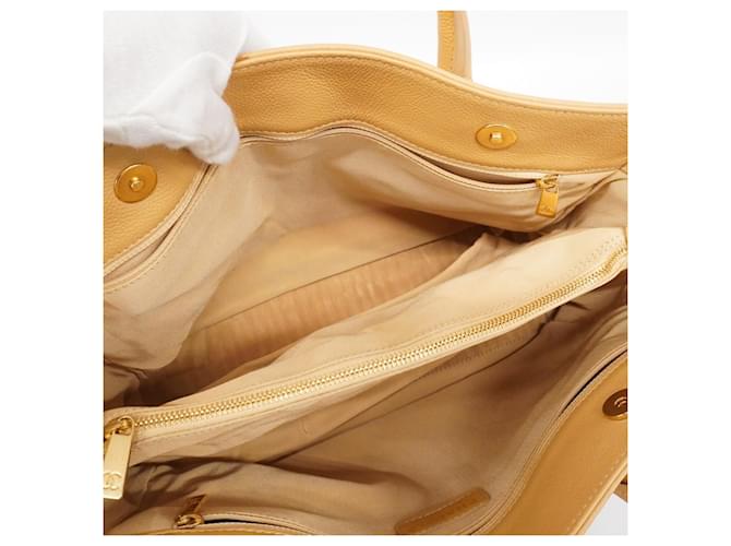 Chanel Executive Leather Tote Bag Light brown - view 4