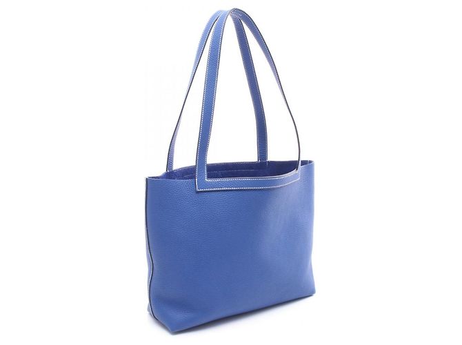 Borsa Tote Cabas Serie 31 Hermès Blu - vista 2