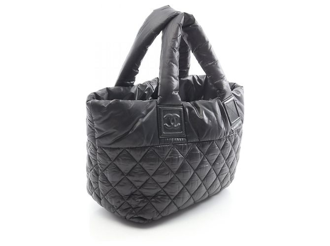 Borsa Tote Piccola Coco Cocoon di Chanel Nero - vista 2