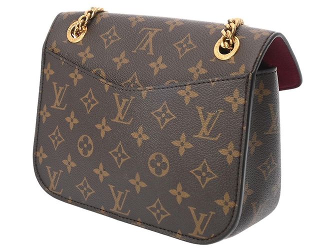 Borsa a Spalla Louis Vuitton Monogram Passy Marrone - vista 3