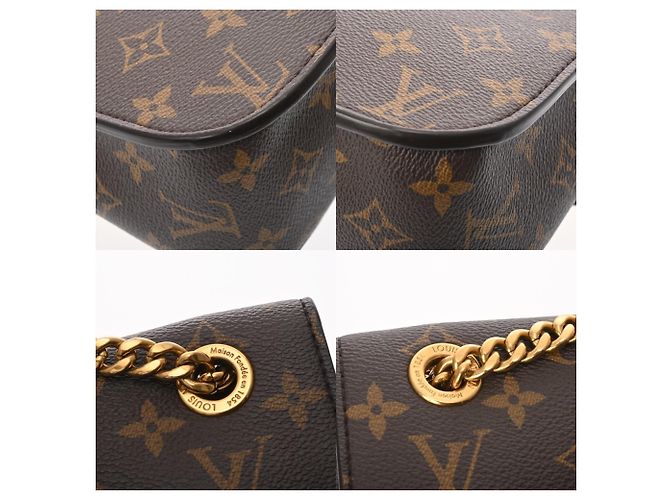 Borsa a Spalla Louis Vuitton Monogram Passy Marrone - vista 9