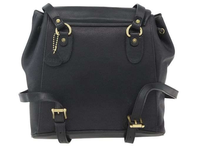 Bally Vintage Backpack Leather Black - Ansicht 2