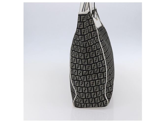 Fendi Zucca Tragetasche aus Canvas Schwarz - Ansicht 3