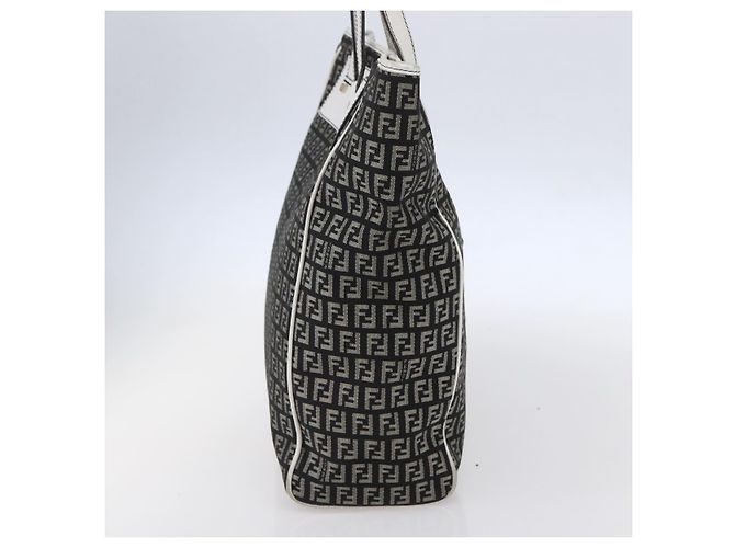 Fendi Zucca Tragetasche aus Canvas Schwarz - Ansicht 4