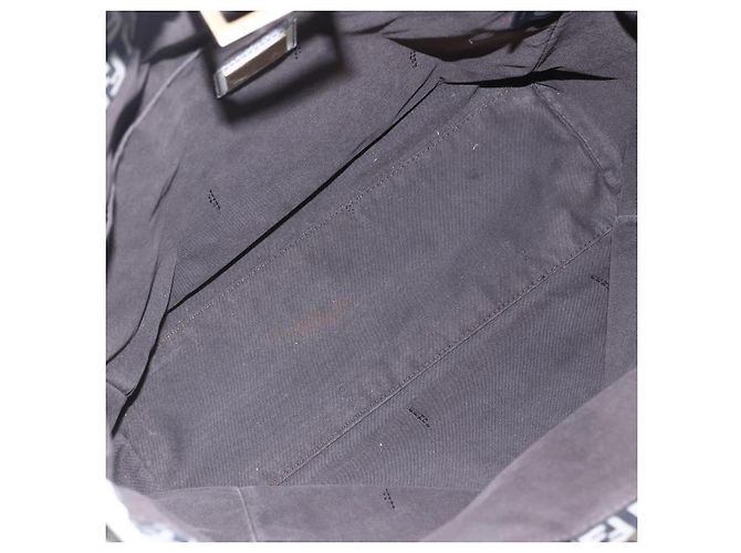 Fendi Zucca Tragetasche aus Canvas Schwarz - Ansicht 5