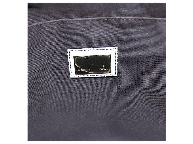 Fendi Zucca Tragetasche aus Canvas Schwarz - Ansicht 7