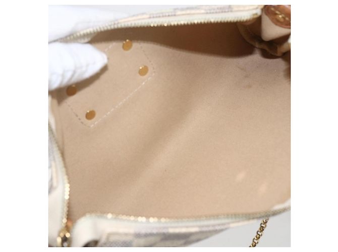 Borsa a mano Eva Damier Louis Vuitton Beige - vista 5