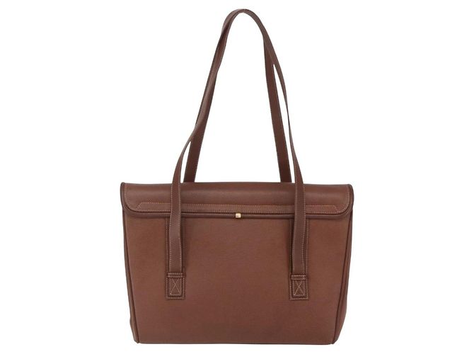 Gucci Vintage Tote aus Leder Braun - Ansicht 2