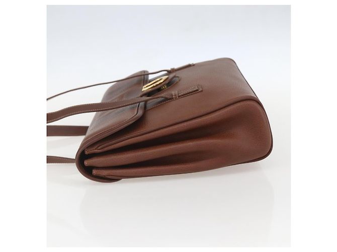 Gucci Vintage Tote aus Leder Braun - Ansicht 3