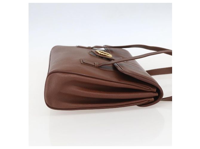 Gucci Vintage Tote aus Leder Braun - Ansicht 4
