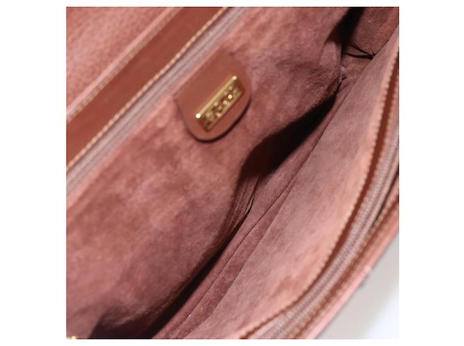 Gucci Vintage Tote aus Leder Braun - Ansicht 5