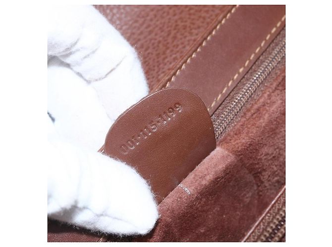 Gucci Vintage Tote aus Leder Braun - Ansicht 6