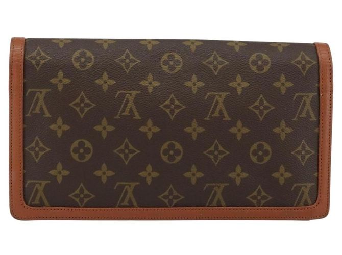 Louis Vuitton Donna Pochette Monogram Canvas GM Marrone - vista 2