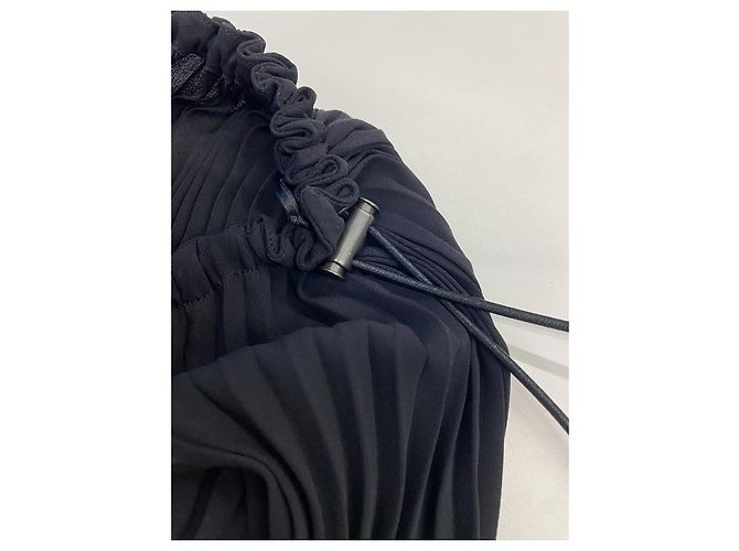 Falda midi plisada negra Balenciaga Negro - vista 5