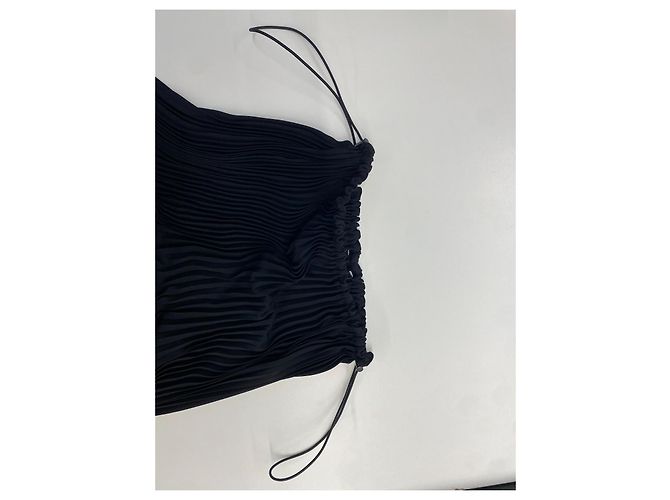 Falda midi plisada negra Balenciaga Negro - vista 6