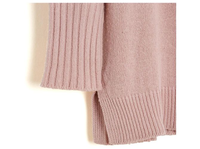 Prada Suéter Oversized FR36 IT40 Oversized Rosa Bebê de Lã e Cashmere UK8 US6 - vista 2