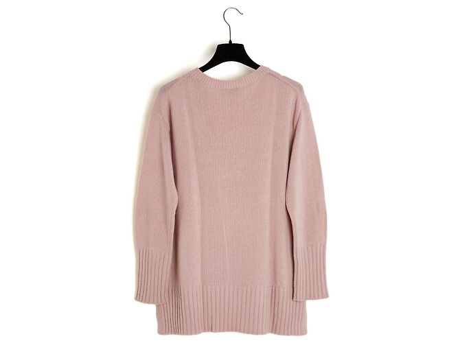Prada Suéter Oversized FR36 IT40 Oversized Rosa Bebê de Lã e Cashmere UK8 US6 - vista 4