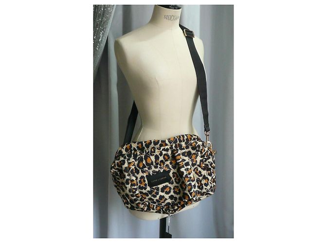 MARC JACOBS Borsa Leopardo The Small Weekender nuova con etichetta Multicolore - vista 12