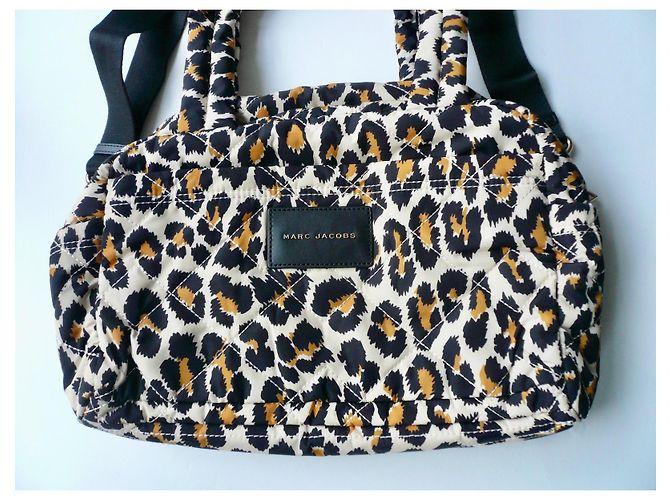 MARC JACOBS Borsa Leopardo The Small Weekender nuova con etichetta Multicolore - vista 14