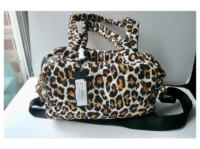 MARC JACOBS Borsa Leopardo The Small Weekender nuova con etichetta Multicolore - vista 6
