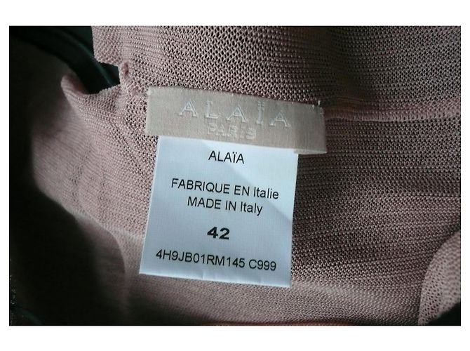 Alaïa Nuova gonna a ruota nera T42 con etichetta Nero - vista 8
