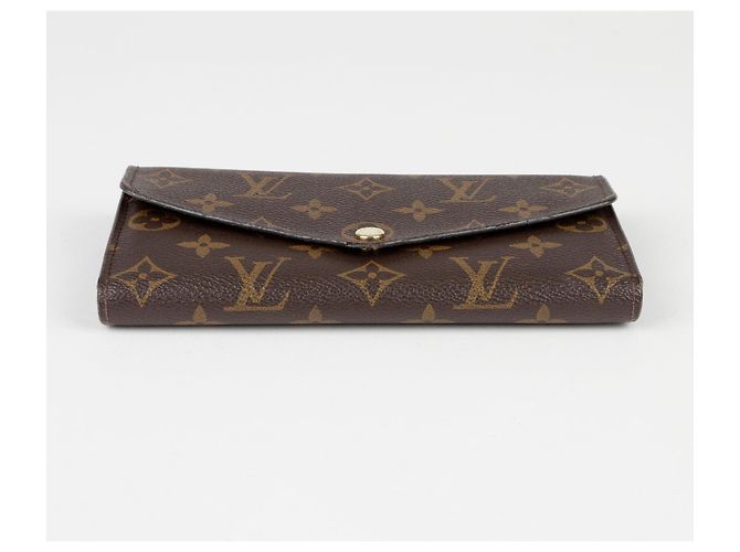 Louis Vuitton Portafoglio Lungo Sarah Marrone - vista 5