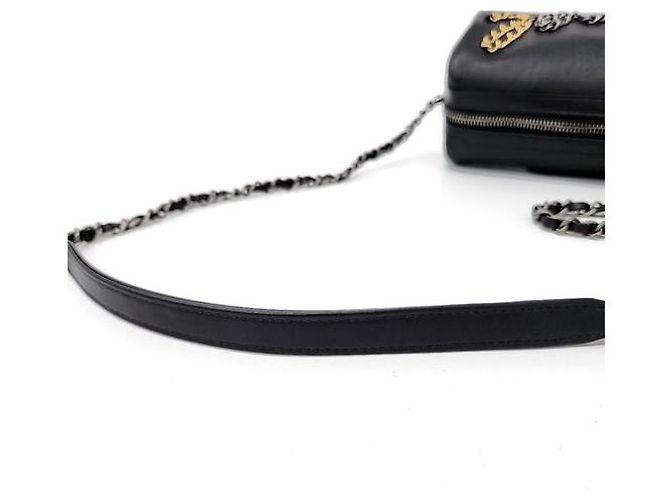 Borsa Bowling con Catena Chanel Nero - vista 5