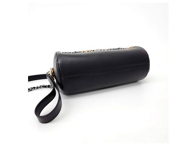 Borsa Bowling con Catena Chanel Nero - vista 6