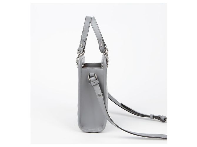 Gucci Bolso de hombro mini Gg Marmont Gris - vista 5