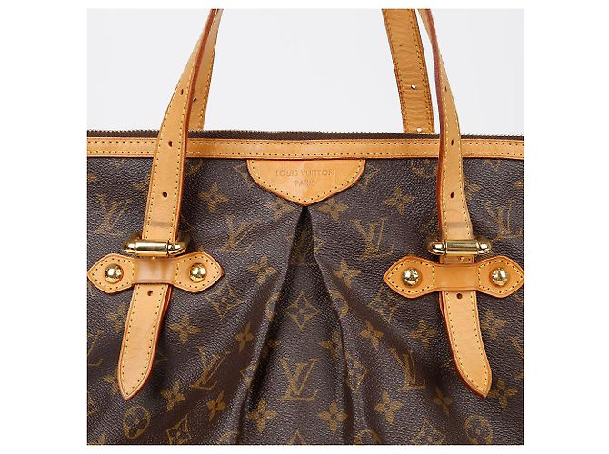 Louis Vuitton Borsa a Spalla Palermo GM Marrone - vista 2