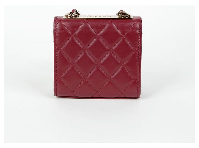 Trendy CC Chanel Borsa a spalla incrociata mini Cc alla moda Rosso - vista 4