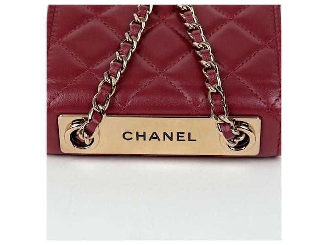 Trendy CC Chanel Borsa a spalla incrociata mini Cc alla moda Rosso - vista 7