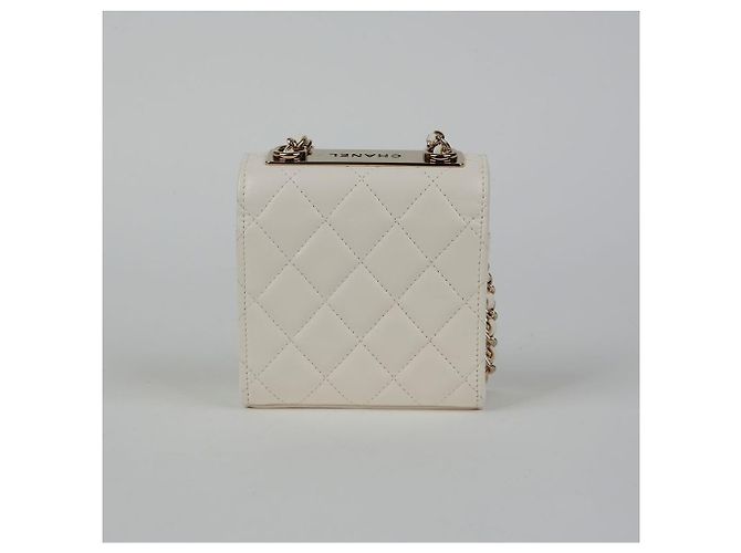 Trendy CC Chanel Borsa a spalla incrociata mini Cc alla moda Bianco - vista 4