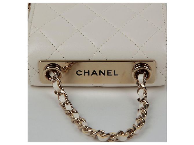 Trendy CC Chanel Borsa a spalla incrociata mini Cc alla moda Bianco - vista 7
