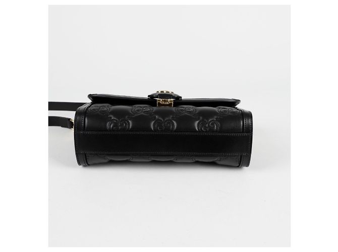 Gucci Kleiner gesteppter Schulter-Crossbody-Bag Schwarz - Ansicht 5